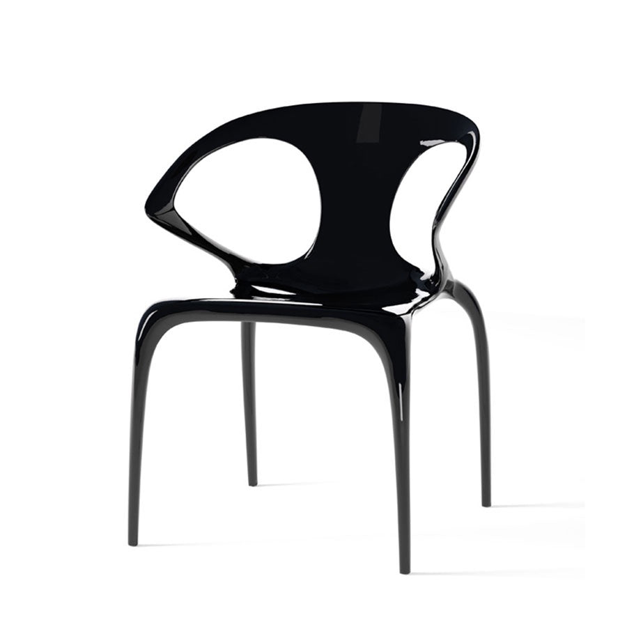 Saturn chair in gloss black