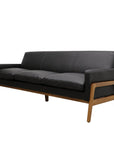 Sawyer sofa in black leather