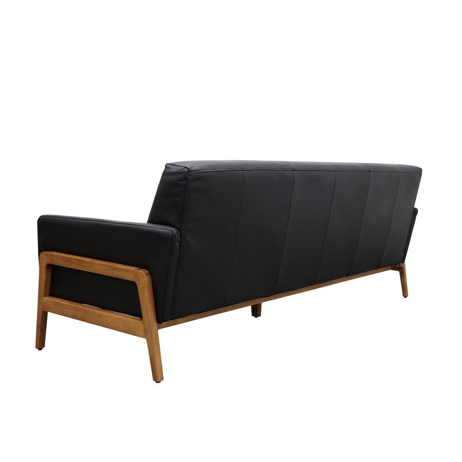 Sawyer sofa in black leather