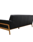 Sawyer sofa in black leather