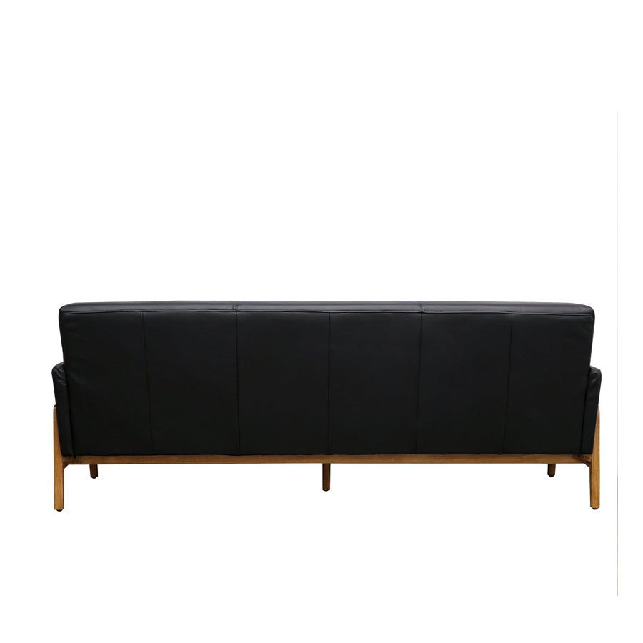 Sawyer sofa in black leather