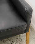 Sawyer sofa in black leather