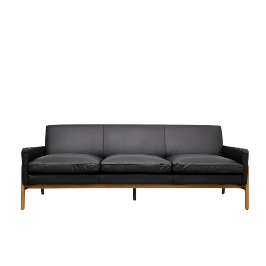 Sawyer sofa in black leather