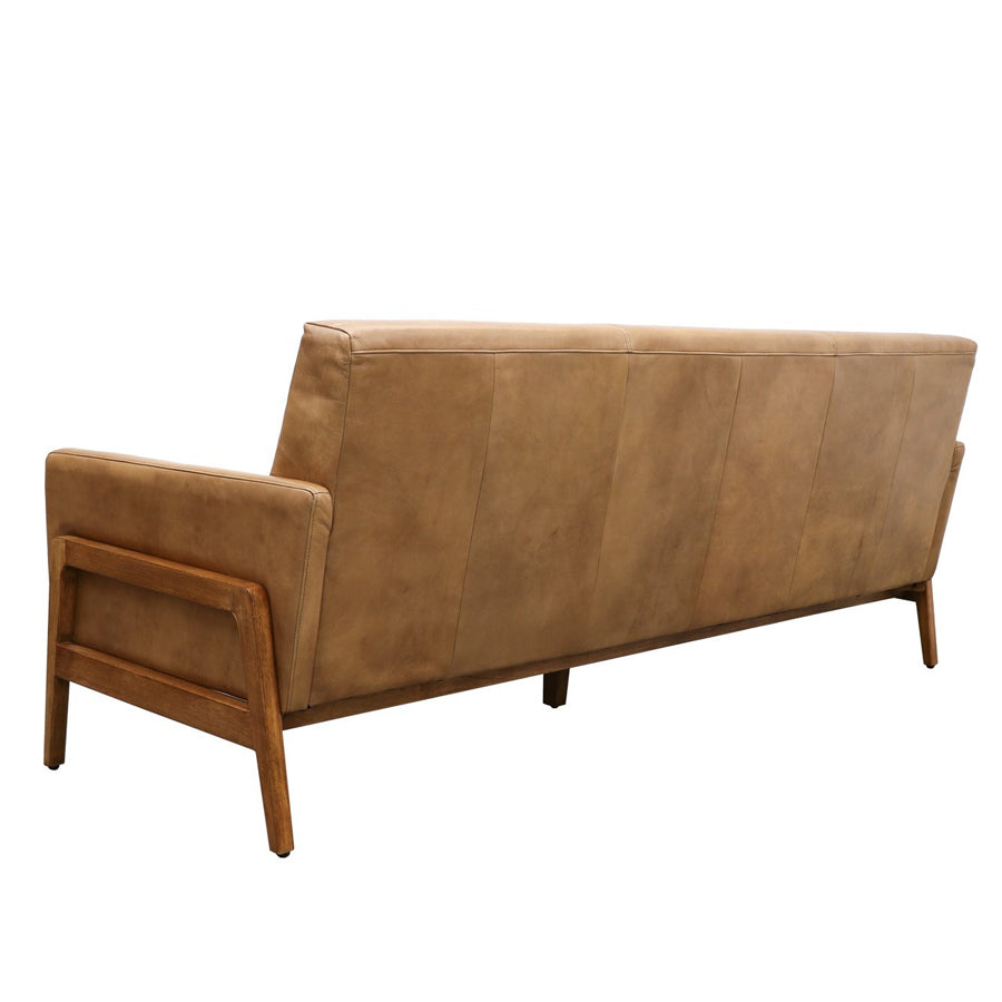 Ingrid sofa in tan leather