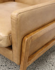 Ingrid sofa in tan leather