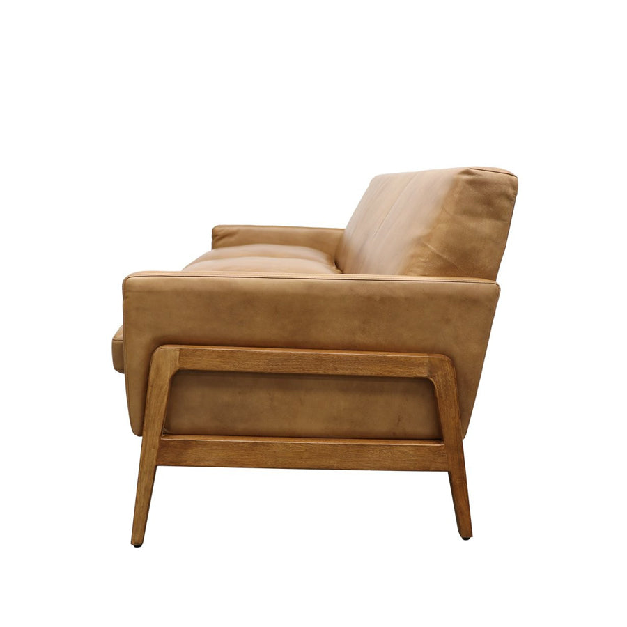 Ingrid sofa in tan leather