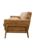 Ingrid sofa in tan leather