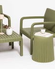 Story armchair in olive