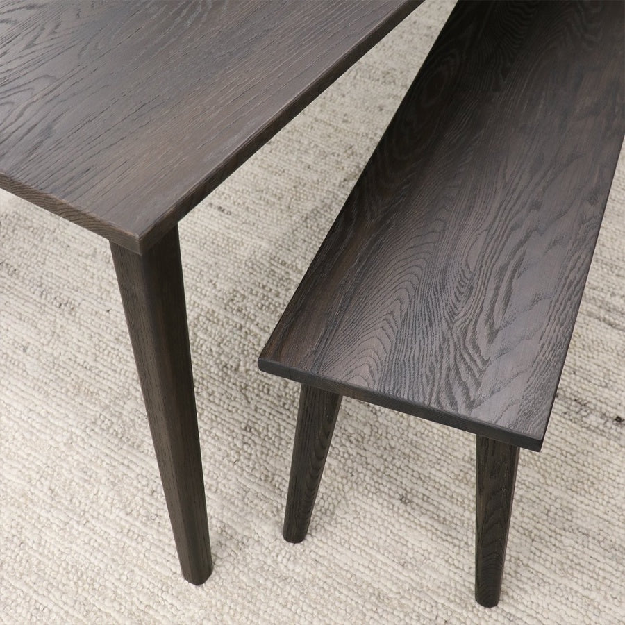 Maraetai dining table in rustic brown 1800mm