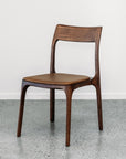 Ealing armless dining chairs in walnut