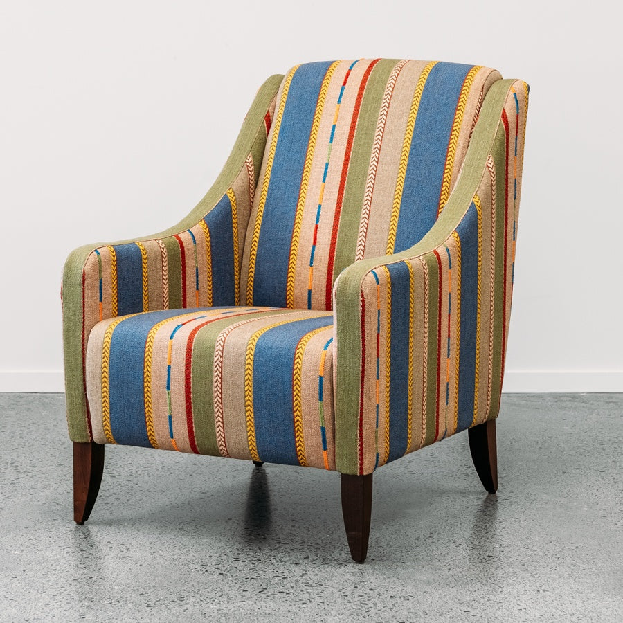 Wedgewood armchair in Bunty Blue/Green