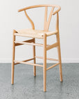 Wishbone Barstool - Beech