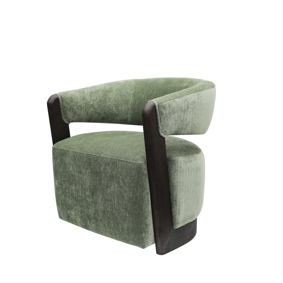 Andes armchair in dark green