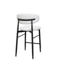 Aragon counter stool in white 