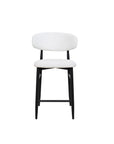 Aragon counter stool in white 