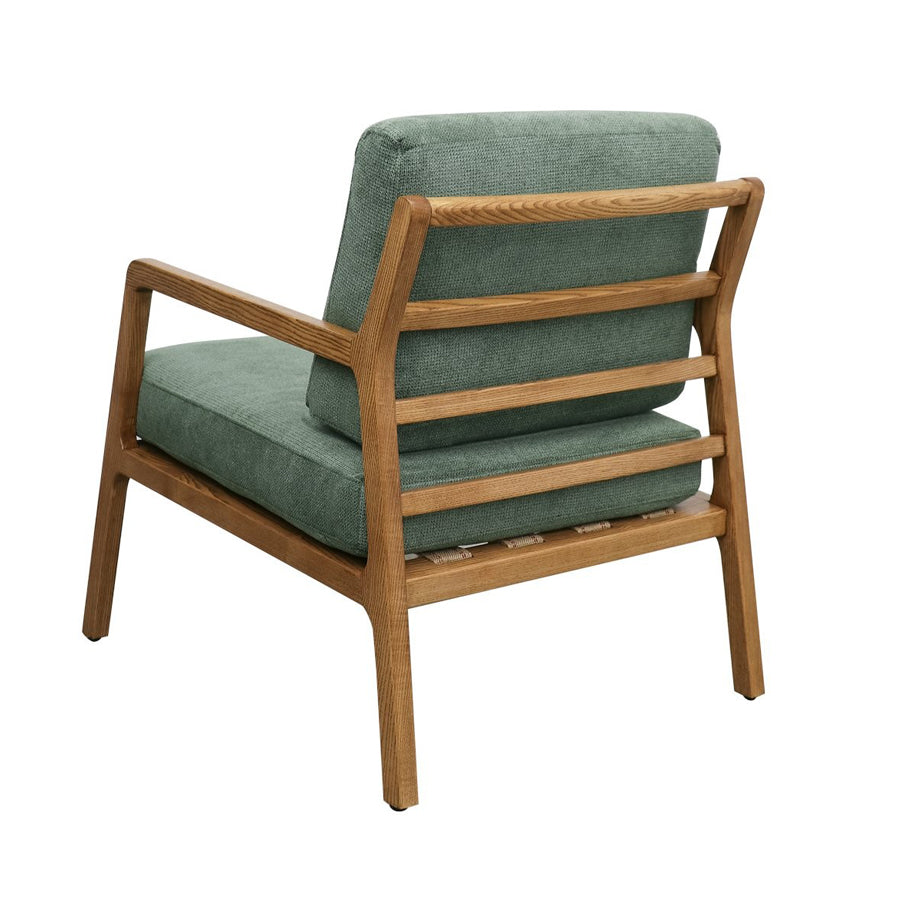 Baker fabric armchair in Green