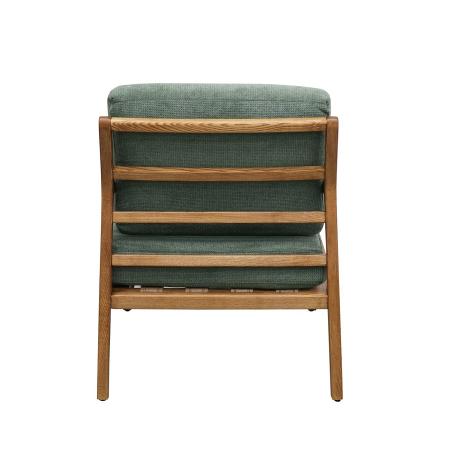 Baker fabric armchair in Green