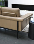 Monte Carlo leather sofa in beige