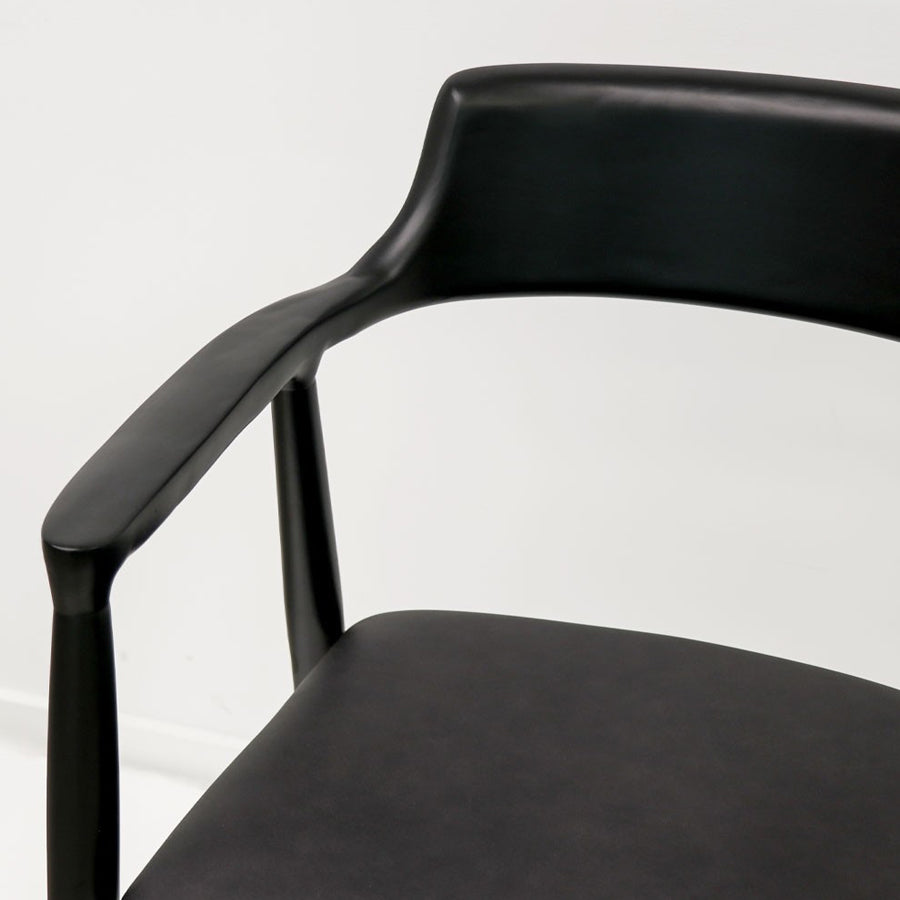 Ealing dining chair in black