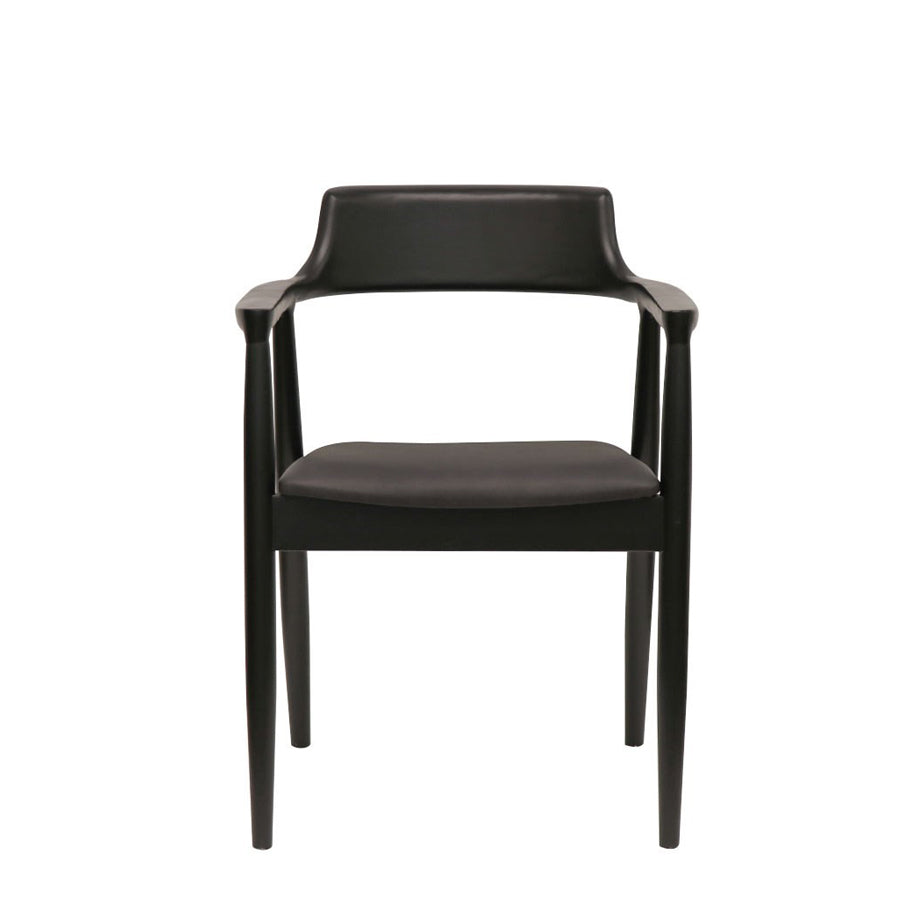 Ealing dining chair in black