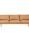 Hay 3 seat sofa in camel leather