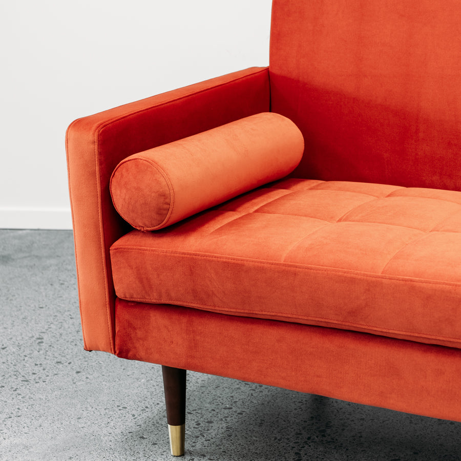 Lukas sofa bed in blood orange