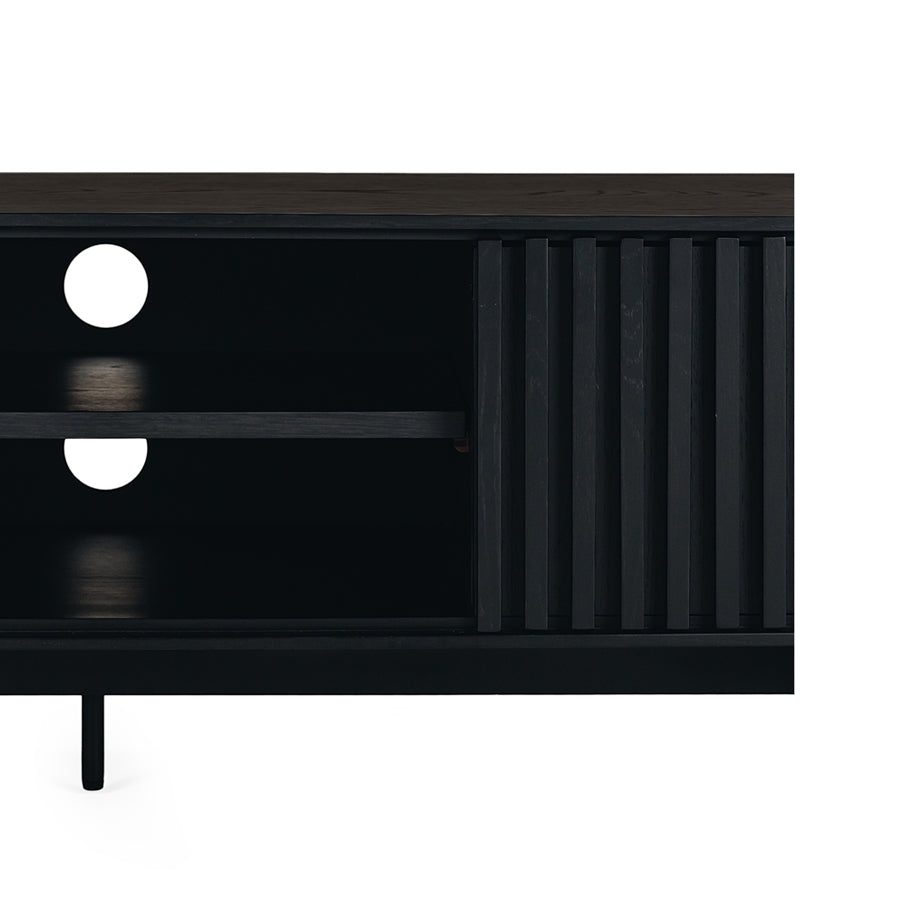 Linea TV unit in black