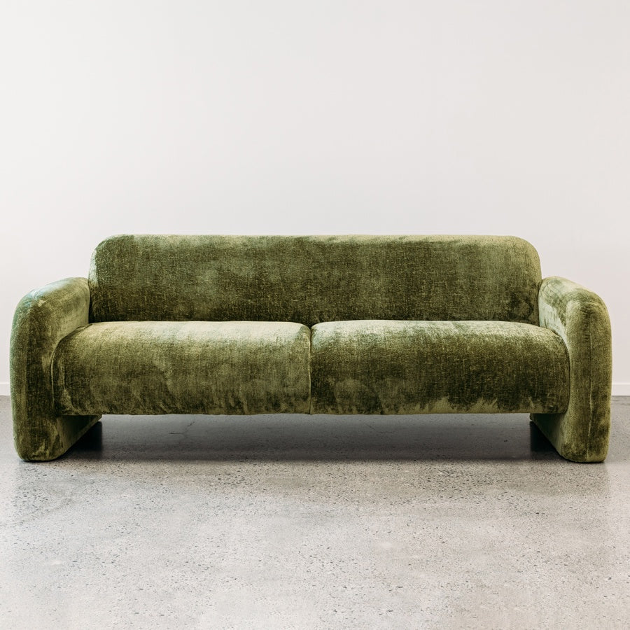 Bimini 3 seat sofa in forest green