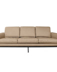 Monte Carlo leather sofa in beige