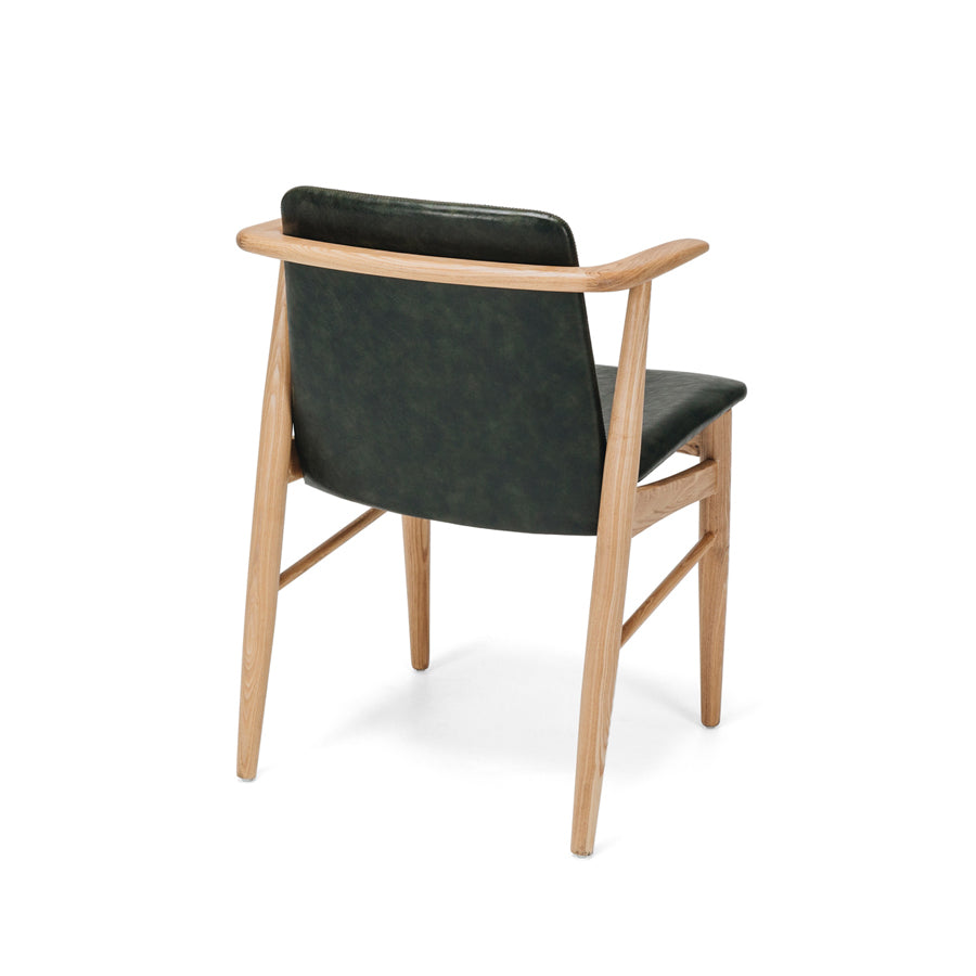 Flo dining chair in vintage green