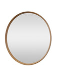 Natural oak round mirror - 800mm