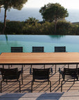 FOUR Indoor/Outdoor Table Black Frame